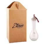 Carafe rafraîchissante avec réserve à glaçons GM en verre soufflé fait à la main – Image 4