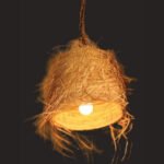 Suspension luminaire organique à lumière tamisé design mandrin – Image 2