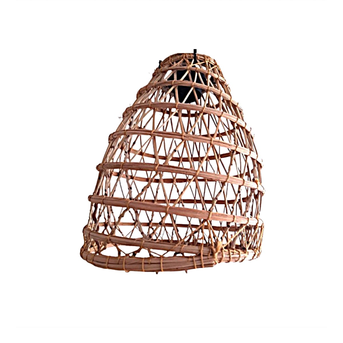 picture 5 Abat-jour Drina Naturel suspension luminaire design Drina Original fait main en fibre de palmier PM – Image 1