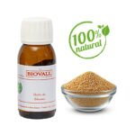 Biovall Huile de Sésame 100% naturel bouteille en verre opaque de 60 ml – Image 2