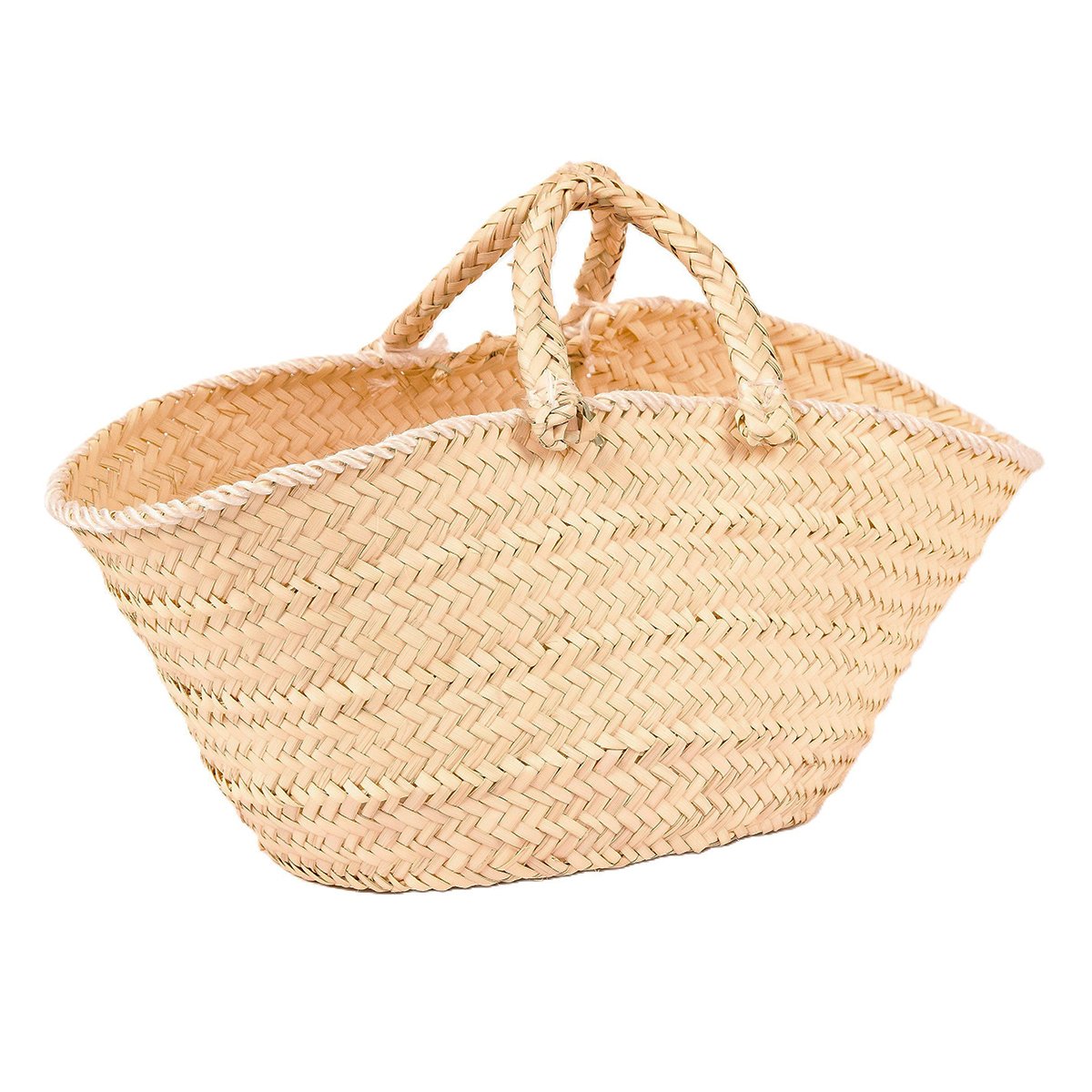 MHN 4635 For Seasons Bag - Sac de courses en fibre de palmier naturelle tour renforcée – Image 1