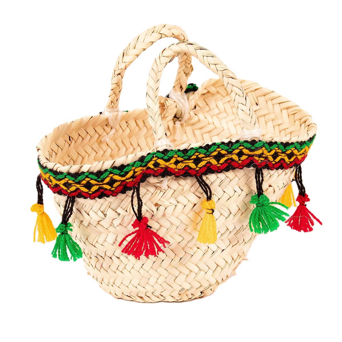 MHN 4646 For Seasons Bag - Sac de courses pour enfant en fibre de palmier naturelle – Image 1