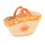 For Seasons Bag - Sac de courses en fibre de palmier naturelle tour renforcée
