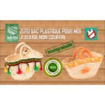 For Seasons Bag - Sac de courses en fibre de palmier naturelle tour renforcée – Image 3