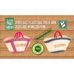 City Bag - Sac de courses motif Gabés en fibre de palmier naturelle – Image 3