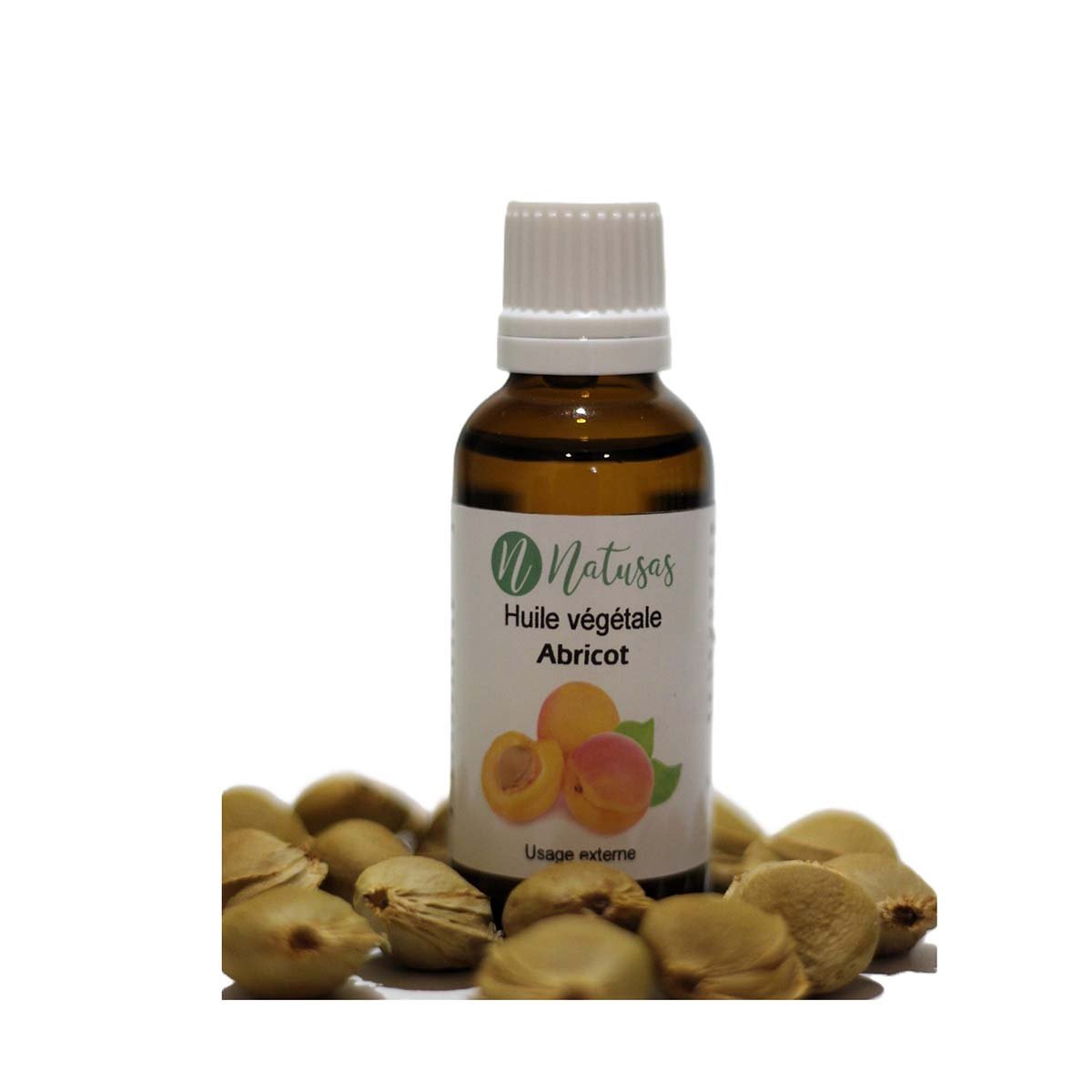 NAM 3039 NATUSAS LABO - Huiles végétales - Huile végétale d’abricot de 50 ml – Image 1