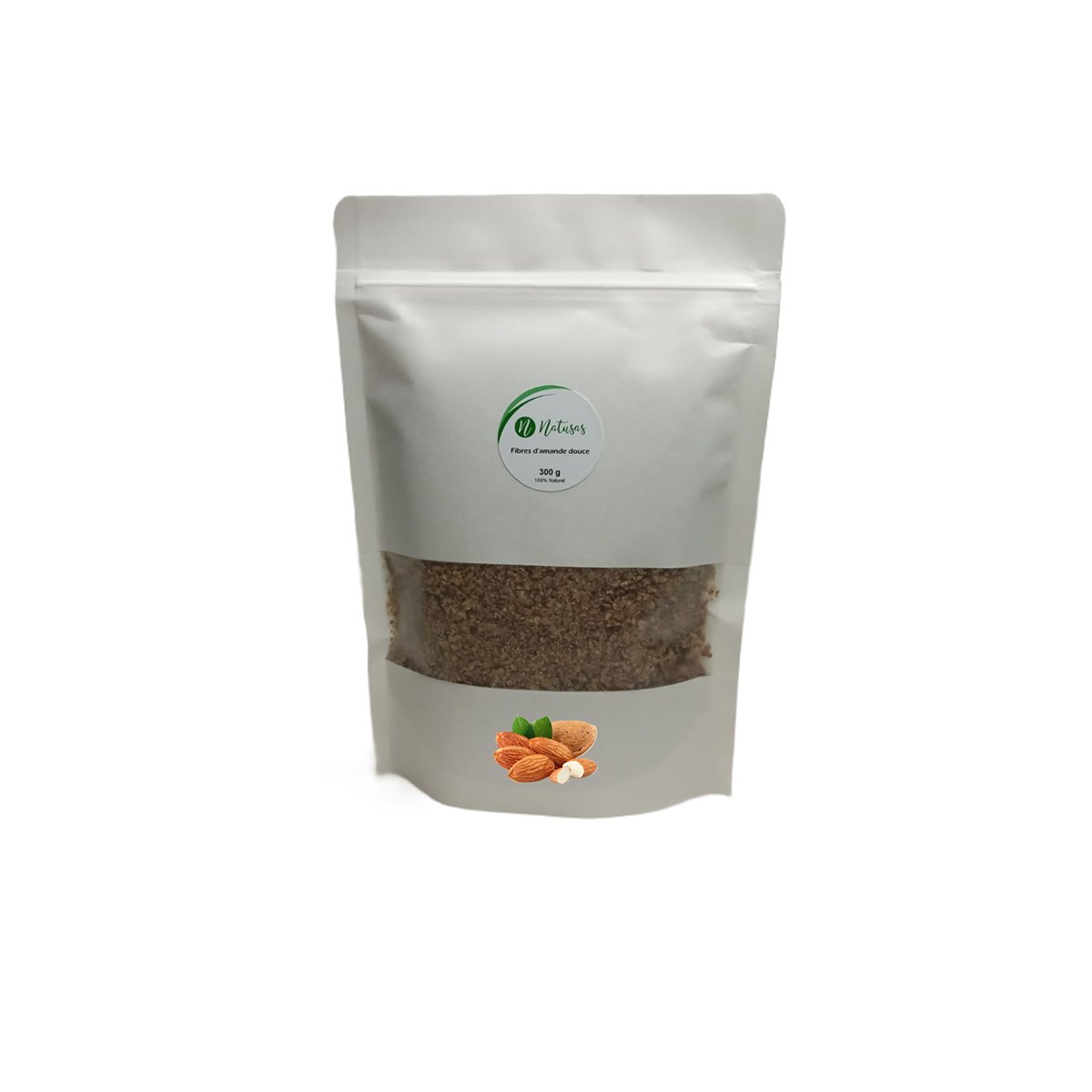 NAM 9001 NATUSAS LABO - Cosmétiques Naturels - Fibres d’amande douce alimentaire 200 g – Image 1