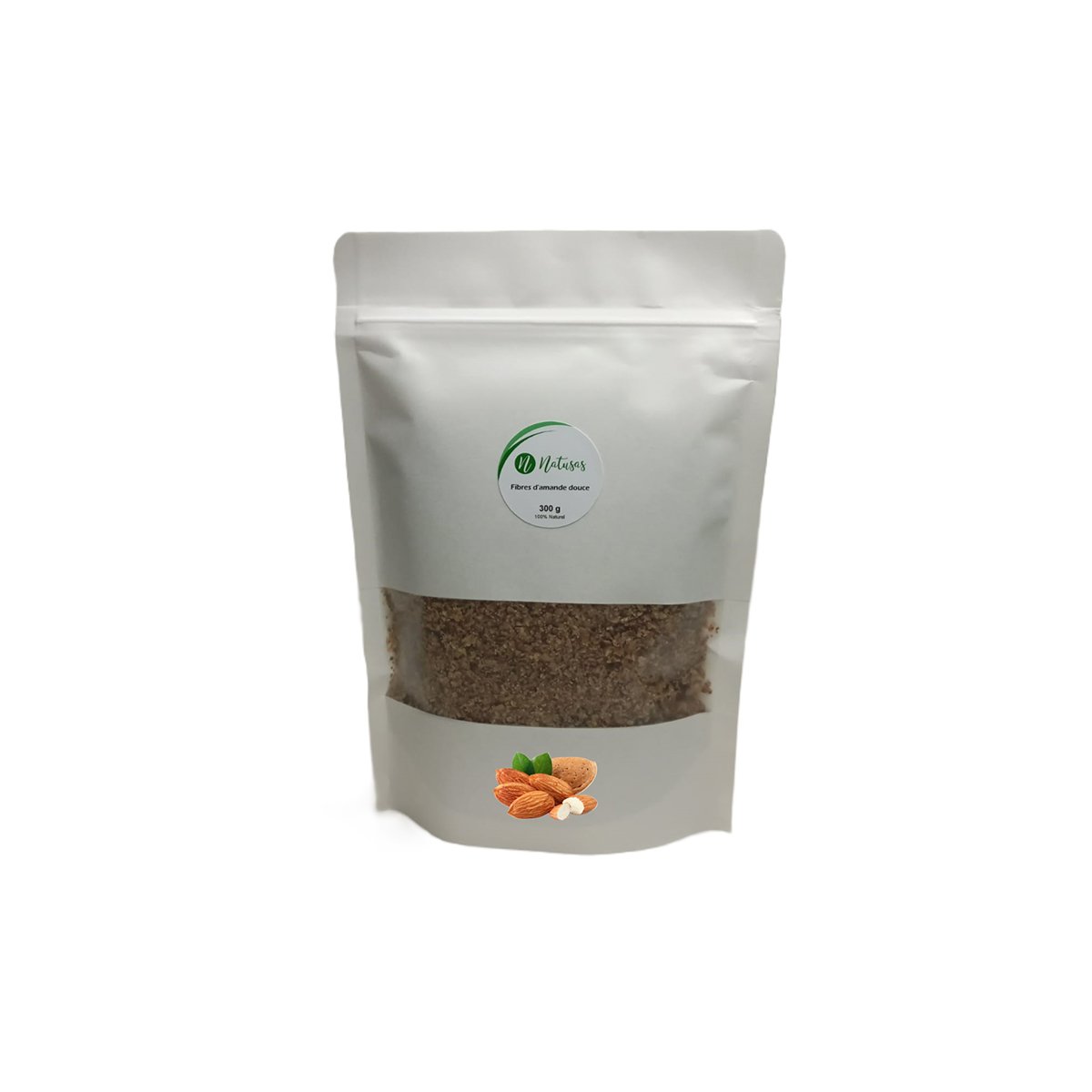 NAM 9011 NATUSAS LABO - Cosmétiques Naturels - Fibres d’amande douce alimentaire 300 g – Image 1