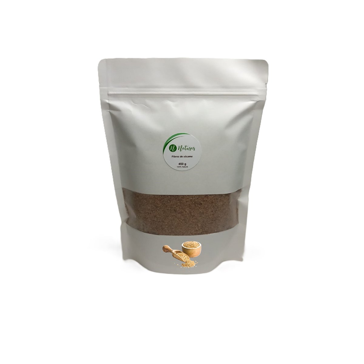 NAM 9012 NATUSAS LABO - Cosmétiques Naturels - Fibres de sésame 450 g – Image 1
