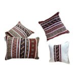 Coussin carré haut de gamme en tissu coton wax de qualité supérieure coloré – Image 2