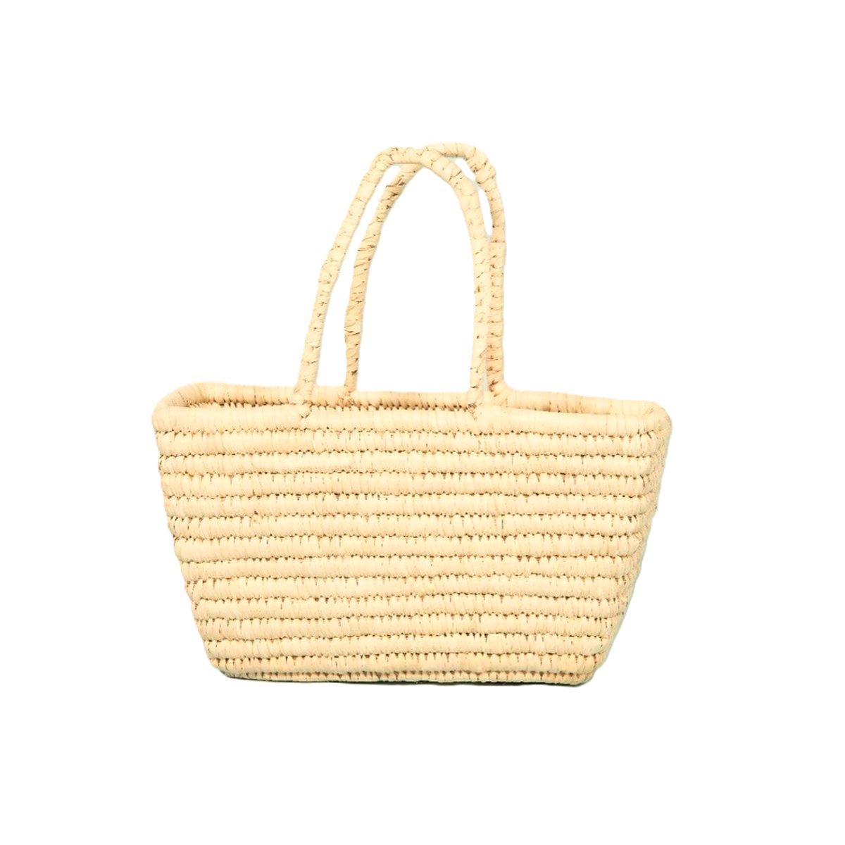 ARZ 5003 Sac de courses – Coffin - Panier ajouré tressé à la main en fibre de palmier naturelle – Image 1