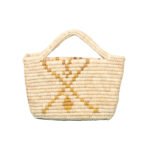 Sac de courses – Coffin - Panier ajouré tressé à la main en fibre de palmier naturelle