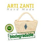 Sac de courses – Coffin - Panier ajouré tressé à la main en fibre de palmier naturelle – Image 2