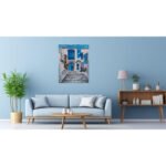 ŒUVRES D’art sélectionnées par nos créateurs – Tableau Mdina 5 mosaïque de marbre sur toile – Image 2
