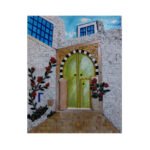 ŒUVRES D’art sélectionnées par nos créateurs – Tableau Mdina 6 mosaïque de marbre sur toile