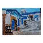 ŒUVRES D’art sélectionnées par nos créateurs – Tableau Mdina 7 mosaïque de marbre sur toile