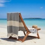2 fouta en coton - Diamond en Gris et Gris anthracite PTZ 4011 – Image 3