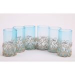 Service à thé  haute de gamme en verre soufflé MZA 1162 – Image 4