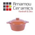 Cocotte tradition ronde évasé en Céramique émaillée  "pâte à feu" GM – Image 3