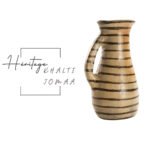 Collection Héritage Khalti Jomaa - Vase design pichet avec anse en Poterie de sejnane en couleur de terre cuite – Image 2