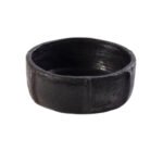 Collection Héritage Khalti Jomaa - Vide-poches rond design vintage couleur noir en Poterie de sejnane