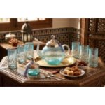 Service à thé  haute de gamme en verre soufflé MZA 1162 – Image 2