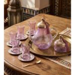 Service à thé haute de gamme en verre soufflé MZA 1164 – Image 2