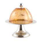 Présentoir à gâteaux GM haut de gamme en verre soufflé MZA 2112