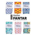 Chaussettes Artisanales Bleu Tradition haut de gamme en Tissu Imprimé signée Atelier Fantar – Image 3