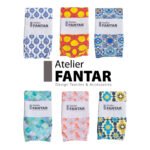 Chaussettes Artisanales Citrus Sunrise haut de gamme en Tissu Imprimé signée Atelier Fantar – Image 3