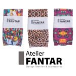 Chaussettes Artisanales Velvet Motif haut de gamme en Tissu Imprimé signée Atelier Fantar – Image 2