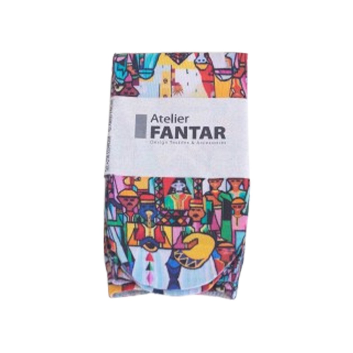 ATF 1027 Chaussettes Artisanales Color Fantasy haut de gamme en Tissu Imprimé signée Atelier Fantar – Image 1