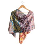Écharpe en soie D05 haut de gamme signée Atelier Fantar de la Collection printemps-été 2025