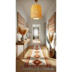 Suspension luminaire organique à lumière tamisé design cylindrique 3 tressée à la main  en fibre de palmier naturelle – Image 2