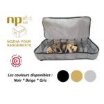 Organisateur Pour chaussures avec couvercle et fermetures éclair. Capacité de rangement : 6 paires – Image 3