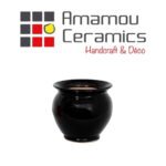 Petit pot en céramique émaillé esprit vintage design italien T 1 – Image 4