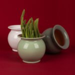 Petit pot en céramique émaillé esprit vintage design italien T 2 – Image 2