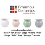 Pot en céramique émaillé esprit vintage design italien T 4 – Image 3