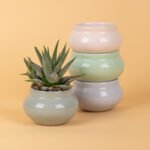 Pot en céramique émaillé esprit vintage design Classique T 3 – Image 2