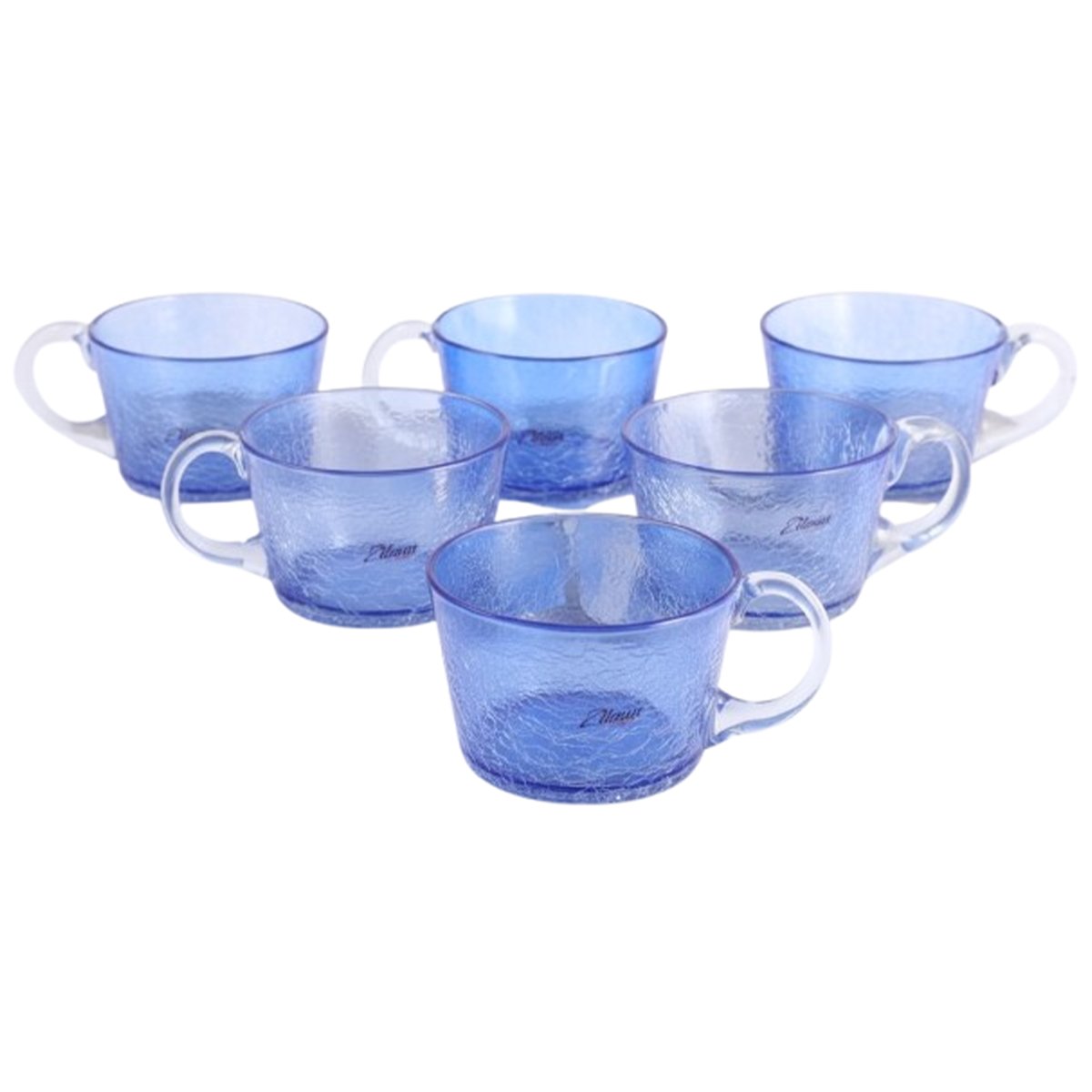 MZA 1299 6 verres à grand café maxi coffee en verre soufflé artisanal MZA 1299 – Image 1