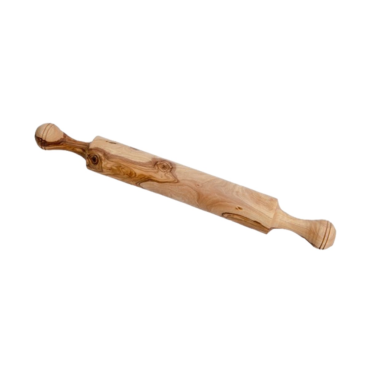 TOP 1029 Rouleau à pâtisserie grand modèle haut de gamme en Bois d’olivier fait main – Image 1
