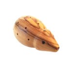 Porte-brochettes haut gamme design Hérisson, Porte-piques à cocktail Porte cure dents en Bois d'olivier fait main PM