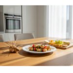 Porte-brochettes haut gamme design Hérisson, Porte-piques à cocktail Porte cure dents en Bois d'olivier fait main PM – Image 2