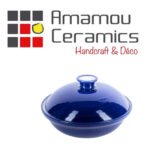 Soupière Bicolor haute de gamme en fine céramique fait main Ø 20cm – Image 2