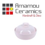 Soupière Bicolor haute de gamme en fine céramique fait main Ø 20cm – Image 2