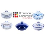 Soupière Utique haute de gamme en fine céramique fait main Ø 25 cm – Image 3