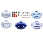 Soupière Byrsa haute de gamme en fine céramique fait main Ø 25 cm – Image 3