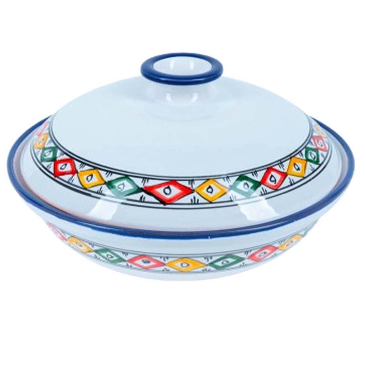 AMC 2519 Soupière Margoum haute de gamme en fine céramique fait main Ø 25 cm – Image 1