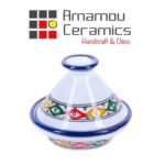 Mini Tajine Margoum haute de gamme en fine céramique fait main Ø 12 cm – Image 2