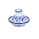 Mini Tajine Hortensia haute de gamme en fine céramique fait main Ø 12 cm